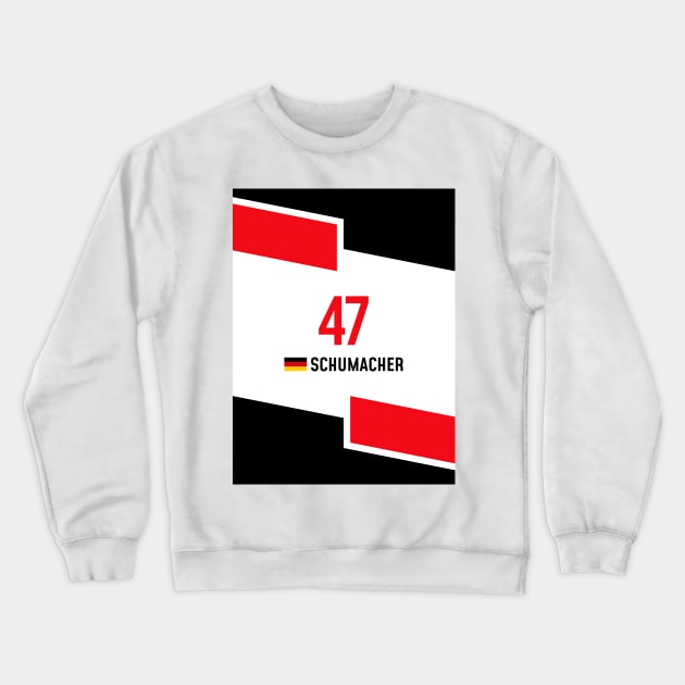 F1 2022 - #47 Schumacher Crewneck Sweatshirt by sednoid